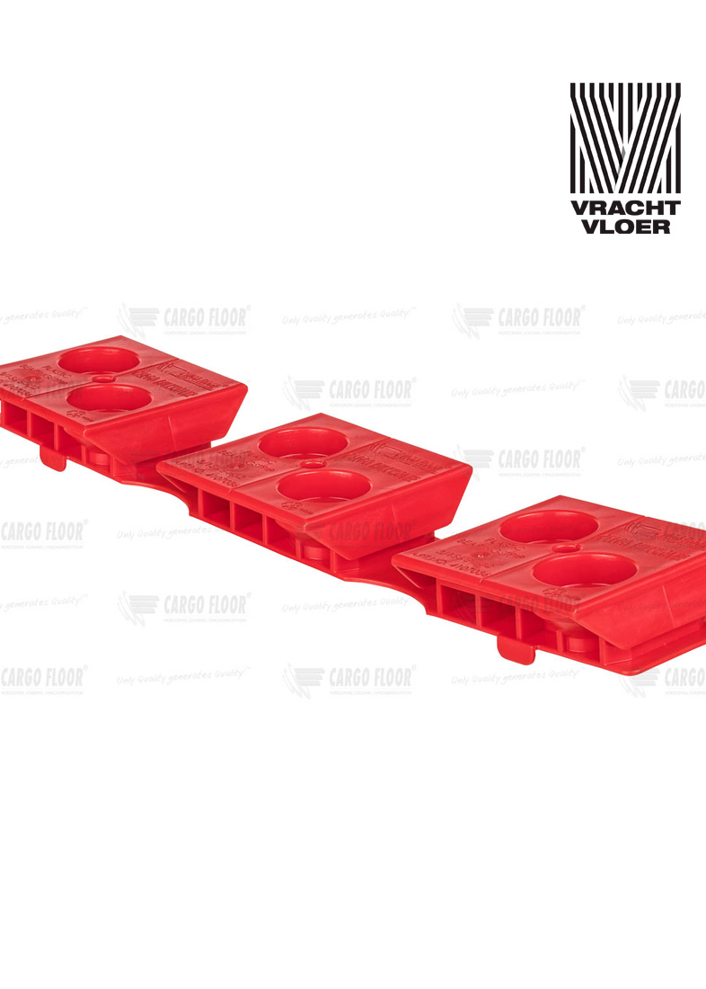 Пластиковая прокладка из направляющих “Cargo Bulkmover“ 3/156,8-H32 красная. 4107036 